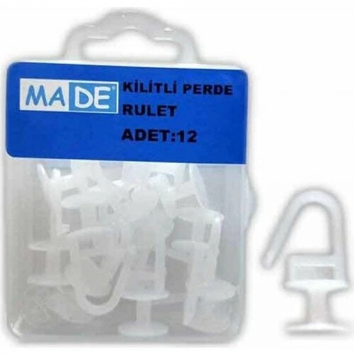 Made Kilitli Perde Rulet (1 Kutu/12 Adet)