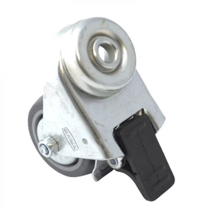 Makine Tekerleği Küçük Frenli Çiftli Teker  50X17 M10