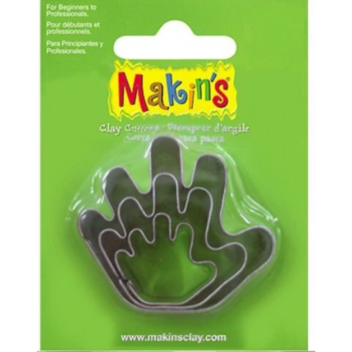 Makins Clay Polimer Kil Kesme Kalıbı 3 Parça El