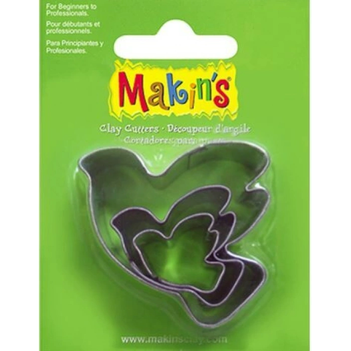Makins Clay Polimer Kil Kesme Kalıbı 3 Parça Kumru