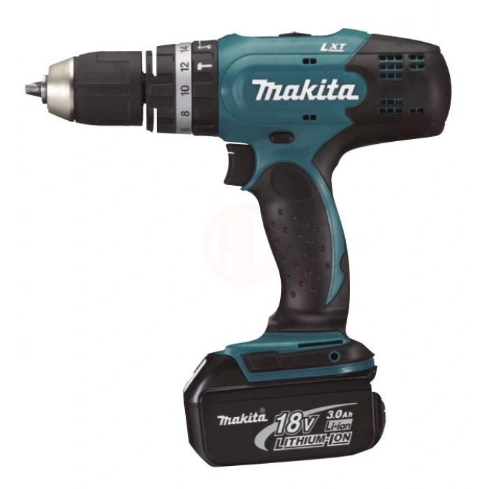 Makita Akülü Darbeli Vidalama Matkabı DHP453SFE3 (3 x 3,0 Ah Akü)