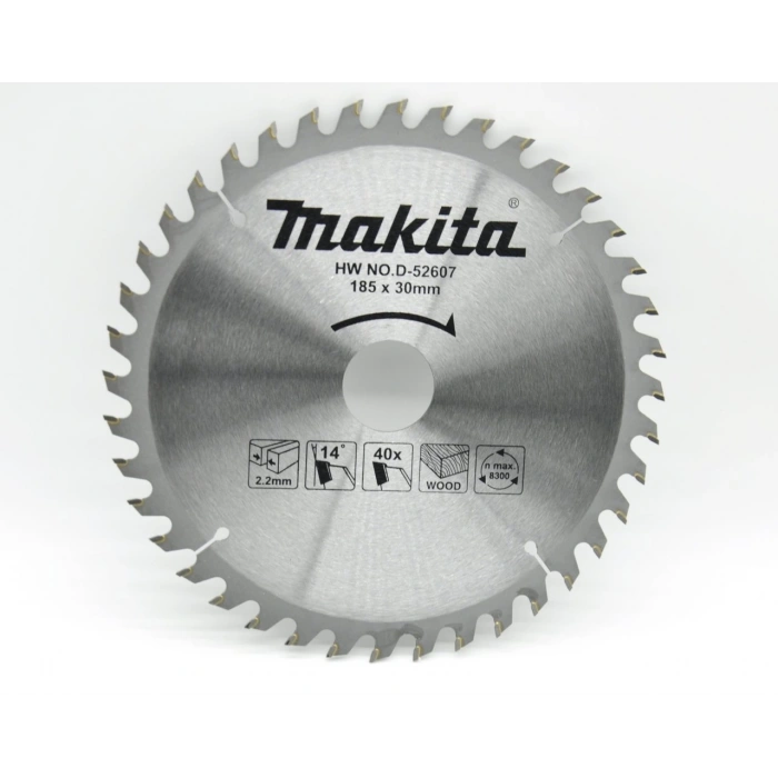 Makita D-52607 Sunta Kesme Elmas Daire Testere 185x30 40 Diş
