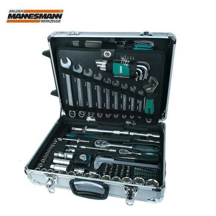 Mannesmann 29077 Alüminyum Takım Çantalı Alet Seti, 159 Parça