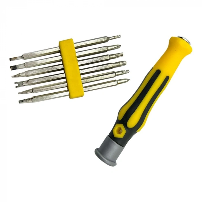 Manyetik Tornavida Seti Çapraz Düz Şekilli Çok Fonksiyonlu