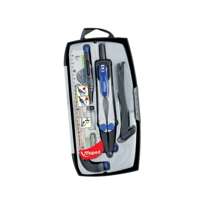 Maped 7li Technıc Compact Uzatma Ayaklı Pergel Seti
