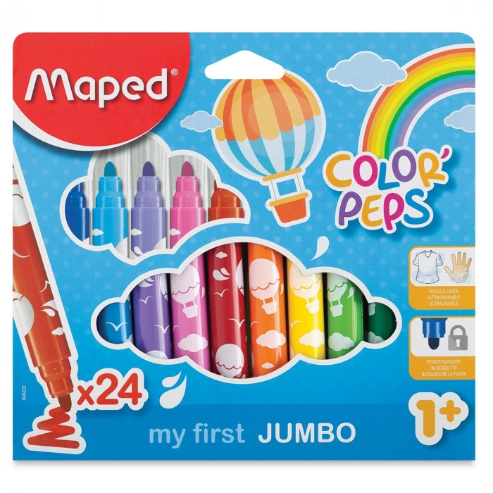 Maped Colorpeps Keçeli Kalem Jumbo 24lü 846222