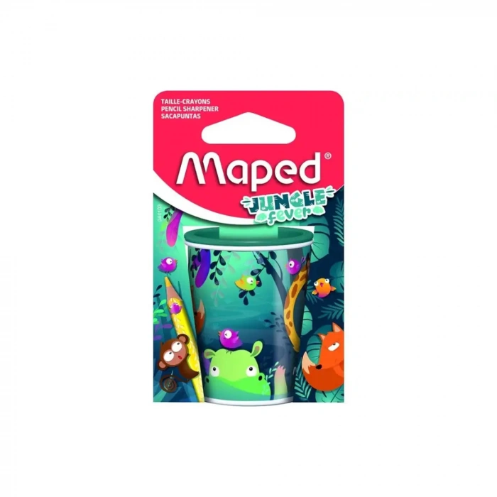 Maped Kalemtıraş Jungle Fever Çift Delik Blıst 044103