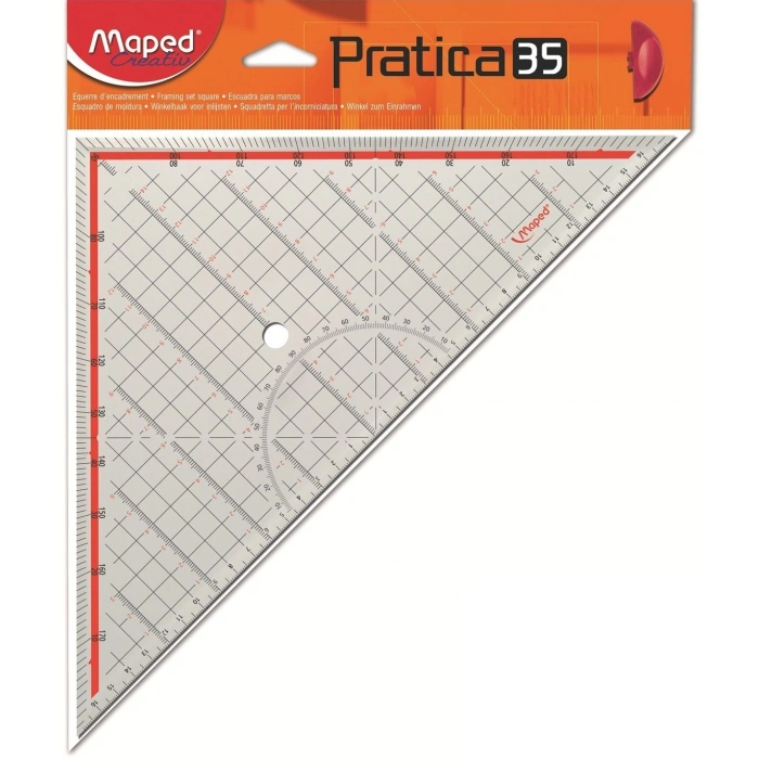 Maped Pratica 35 Saplı Tekstil Gönyesi