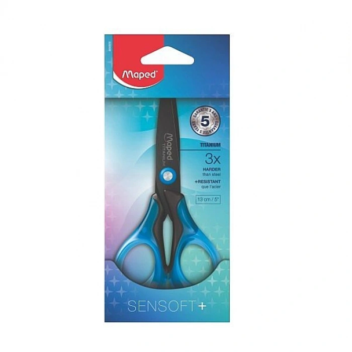Maped Sensoft Titanium Simetrik Makas 13 cm. (484800)
