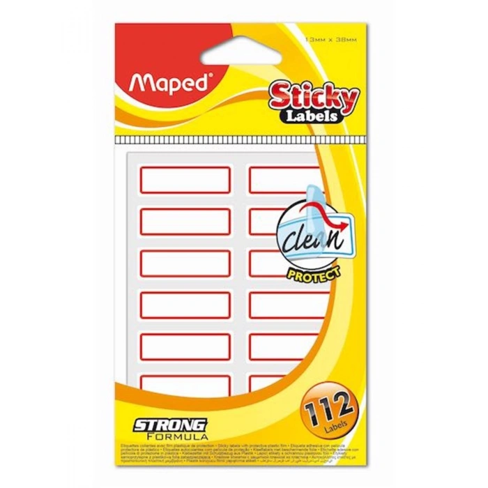 Maped Sticky Labels Ayraç 13x38mm 112li