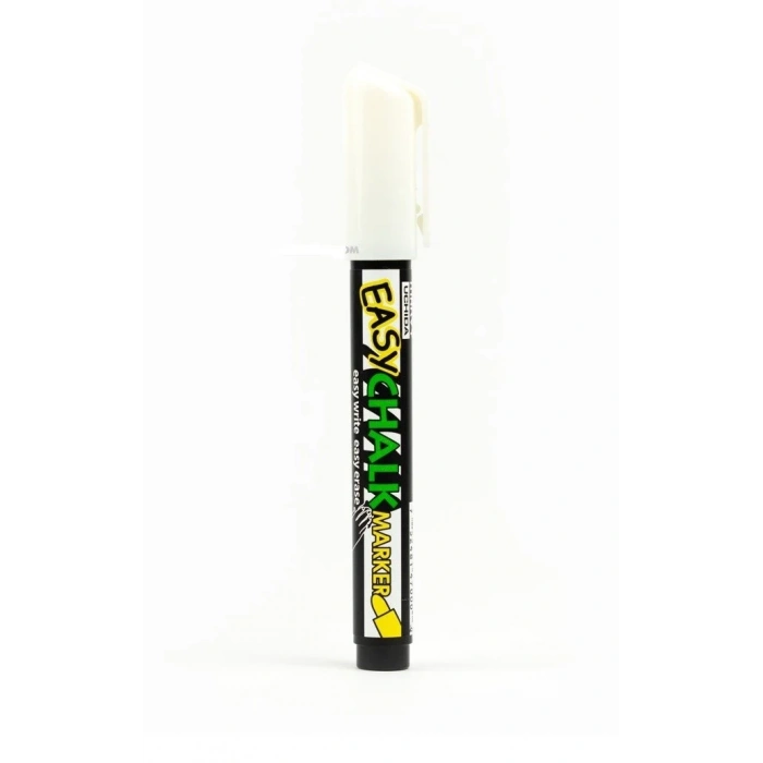 Marvy 470 Tebeşir Markör Kalem Fosforlu Beyaz