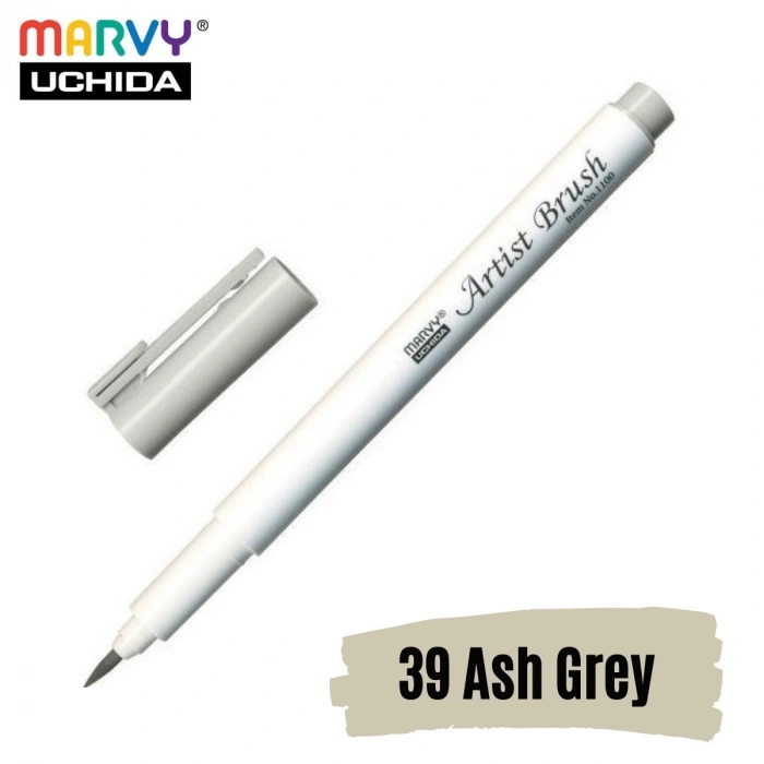 Marvy Artist Brush Pen 1100 Firça Uçlu Kalem 38 Oyster Grey