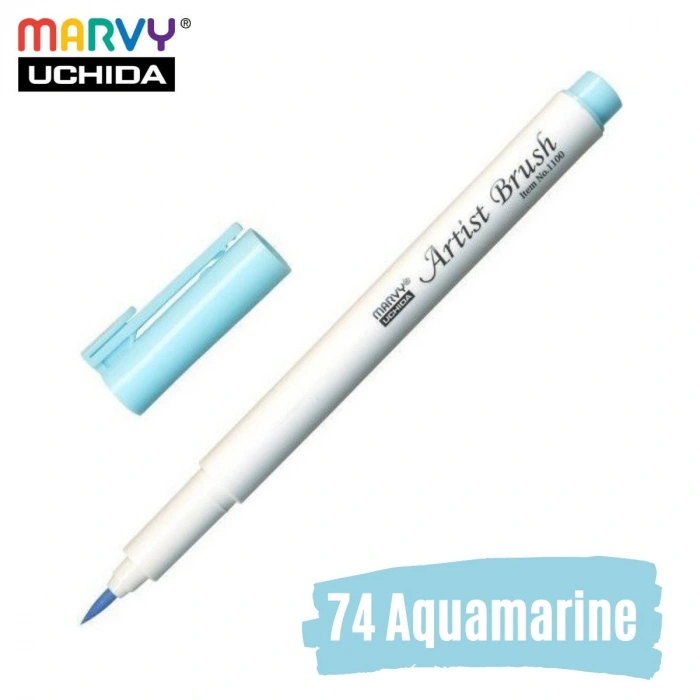 Marvy Artist Brush Pen 1100 Firça Uçlu Kalem 74 Aquamarine