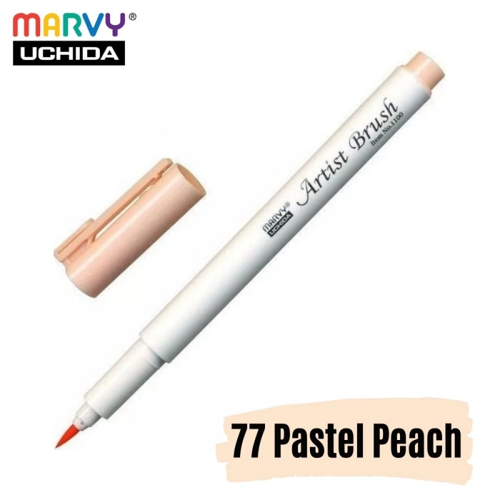 Marvy Artist Brush Pen 1100 Firça Uçlu Kalem 77 Pastel Peach
