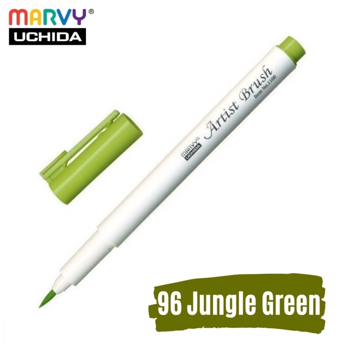 Marvy Artist Brush Pen 1100 Firça Uçlu Kalem 96 Jungle Green