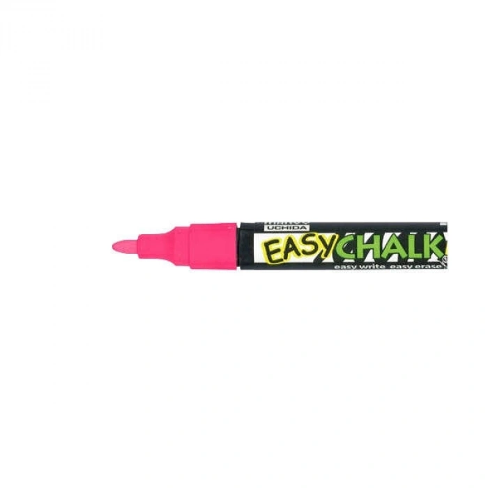 Marvy Easy Chalk Marker Sıvı Tebeşir Kalemi FOSFORLU KIRMIZI