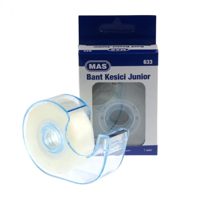 Mas Görünmez Bant 19mmx33m Mavi Bant Kesicili