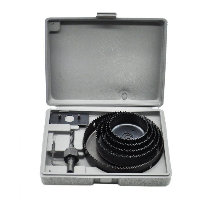 Master Delik Açma Panç Seti Ahşap Kartonpiyer Alçıpan 8 Parça