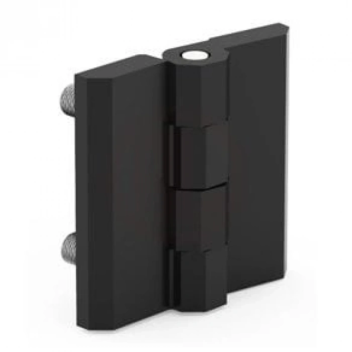 Mesan Yaprak Menteşe Zamak Siyah Boyalı 60X60 Mm Delikli