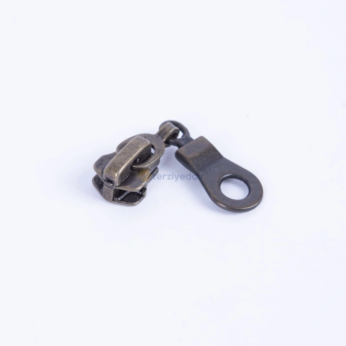 Metal Mont Fermuarı Başlığı Elcikli 10 Adet