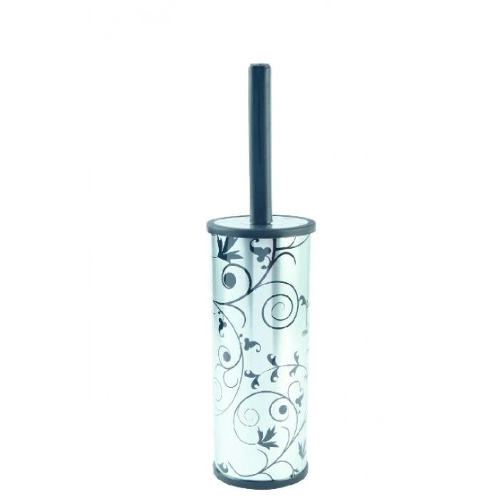 Metalik Klozet Fırça Takımı Yuvarlak ( 6 Adet )