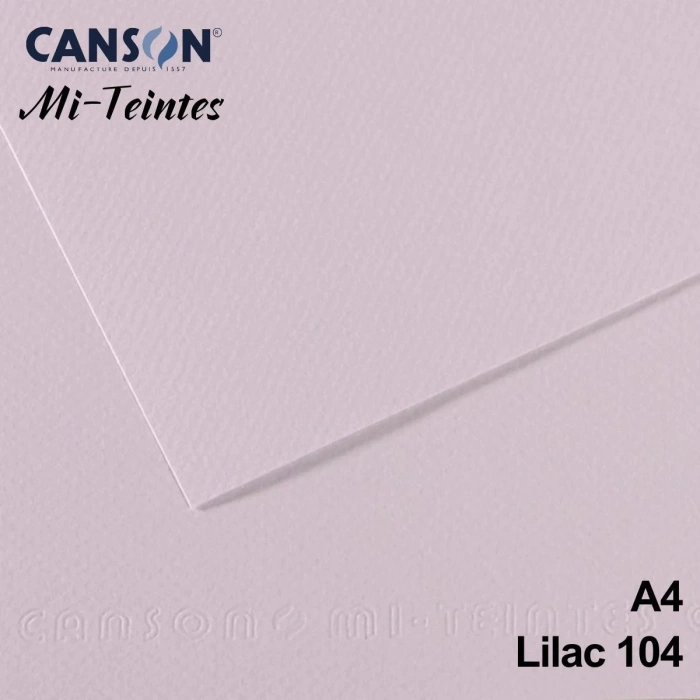 Mi-Teintes 160gr A4 104 Lilac 3lü
