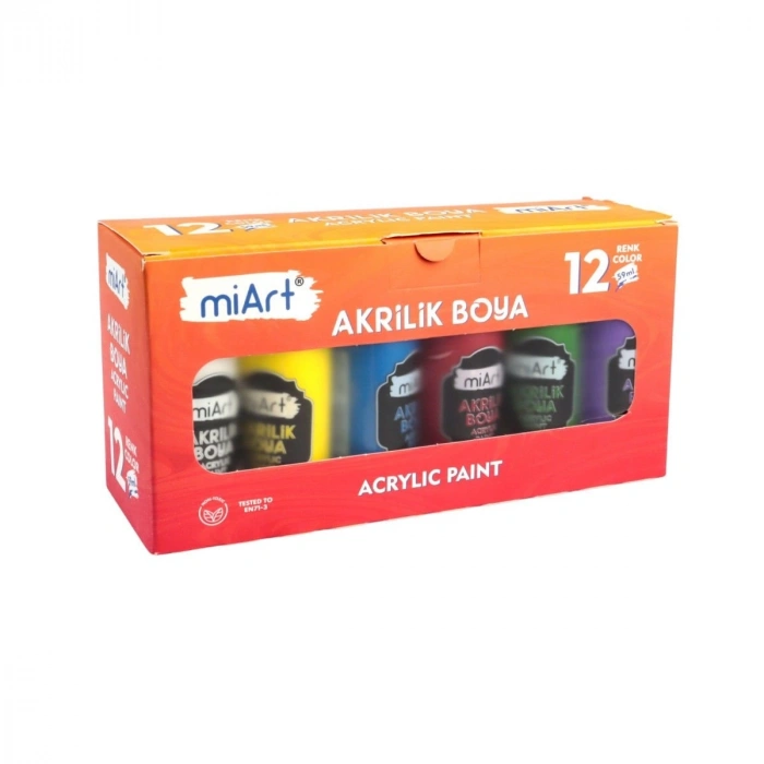 miArt Akrilik Boya Seti 12x59ml