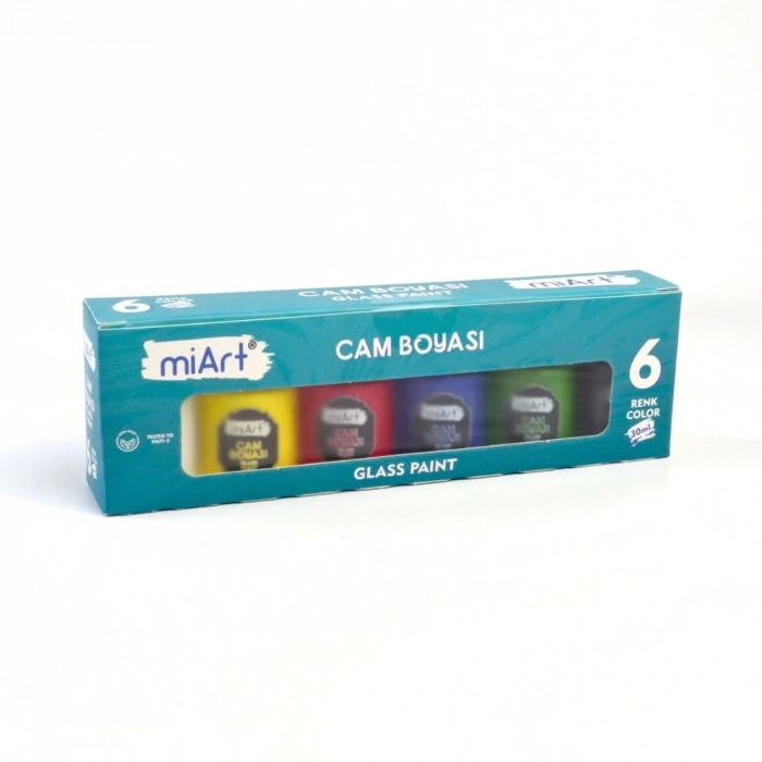 miArt Cam Boya Seti 6x30ml