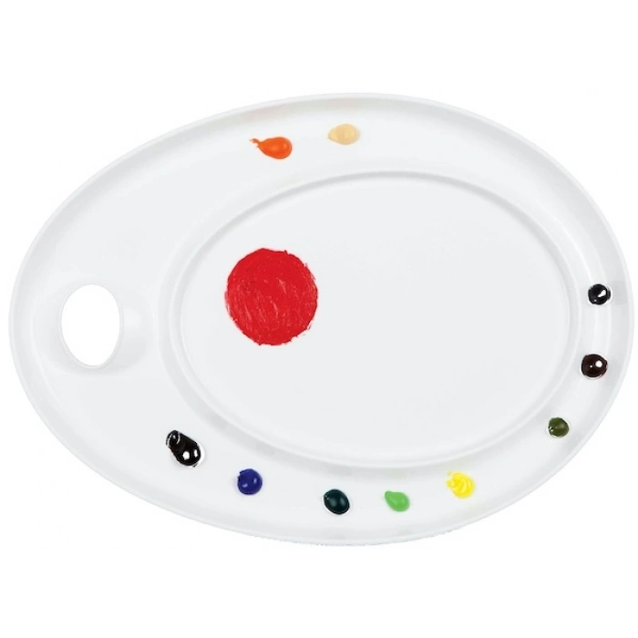 Mijello Boya Tutmayan Palet Ellipse XL Peel-Off 43x31 cm.