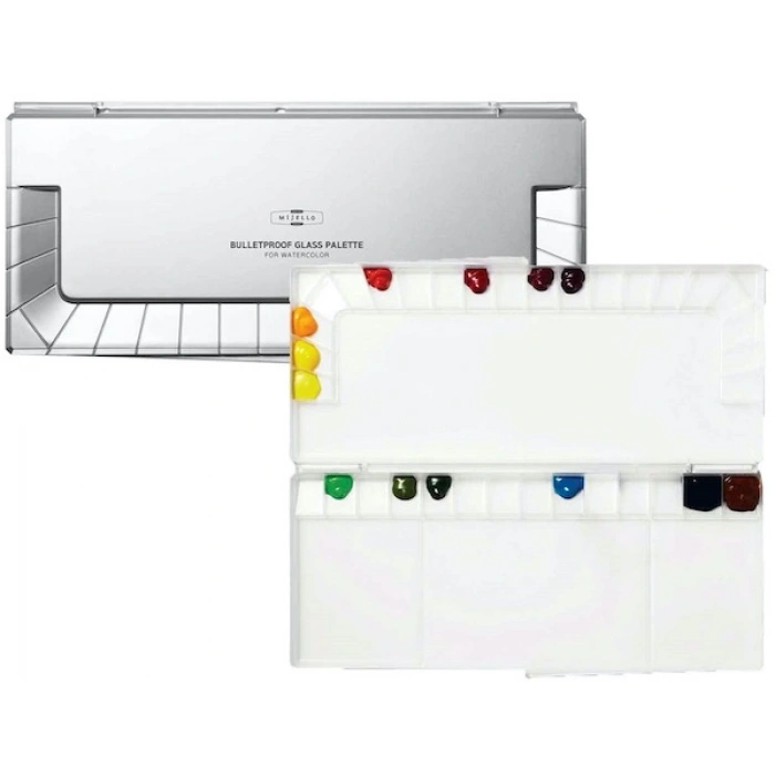 Mijello Kurşun Geçirmez Cam Palet 360x157x22 mm. MWP-3036