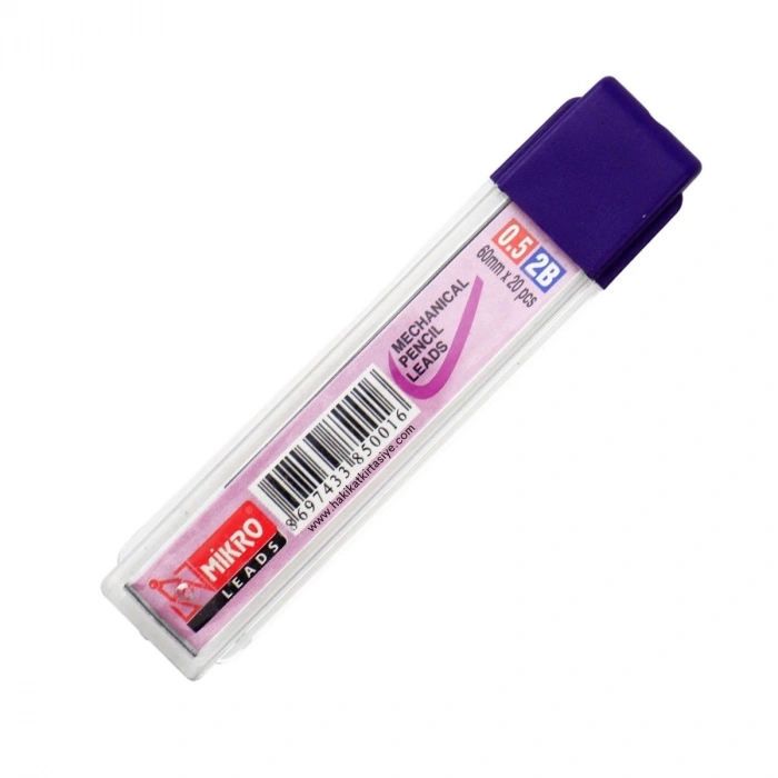 Mikro M-600 Kurşun Kalem Ucu 0.5mm2B 60mm 20li