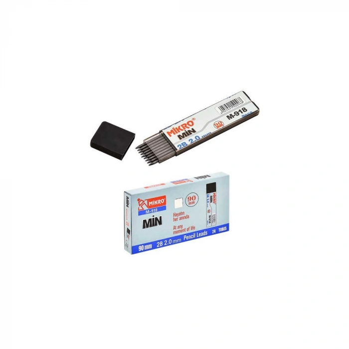 Mikro Min Lead Flat Tube 2.0 90 mm Siyah Uç