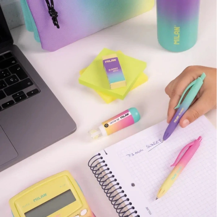 MILAN 176556924SN SUNSET P1 MINI TÜKENMEZ KALEM 24LÜ