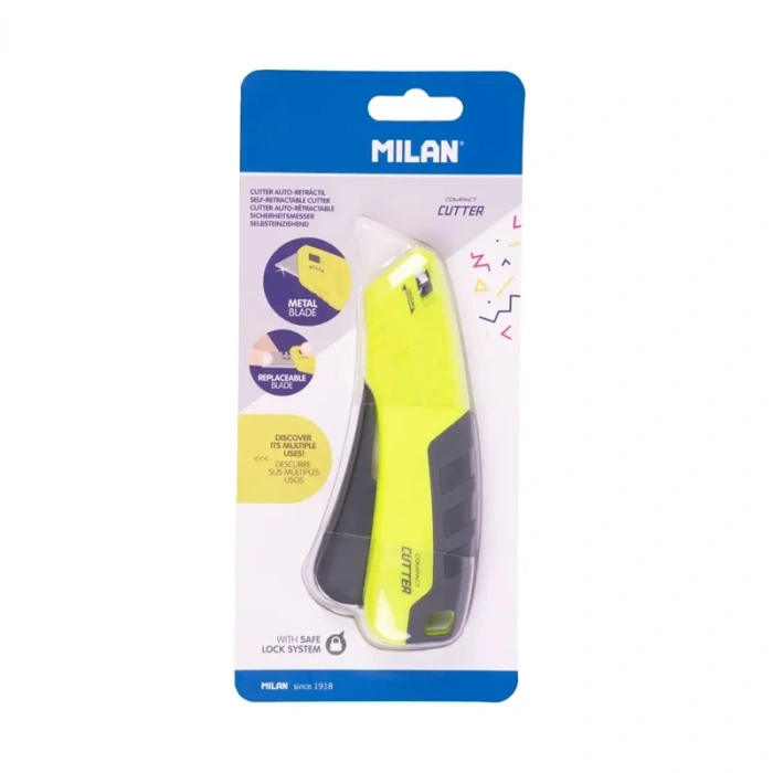 MILAN BWM10523Y COMPACT MAKET BIÇAĞI SARI BLISTER