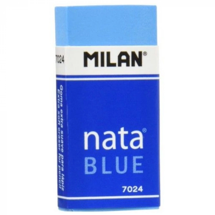 Milan Sınav Silgisi Nata Mavi Yumuşak Mavi 24 LÜ 7024B