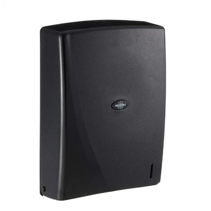 Modern Kağıt Z Havlu Aparatı Siyah 400lü ( 1 Adet )