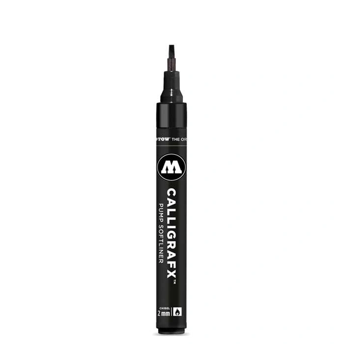 Molotow Calligrafx Softliner Kaligrafi Kalemi 2 mm Black