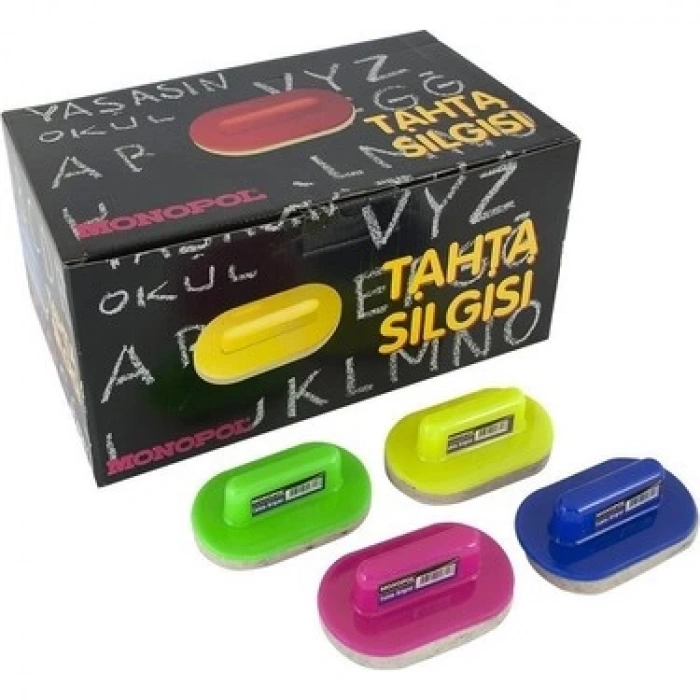 MONOPOL TAHTA SİLGİSİ PLASTİK SAPLI 1402