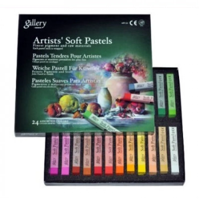Mungyo Gallery Artists Soft Toz Pastel Boya Seti 24 Renk Tam Boy