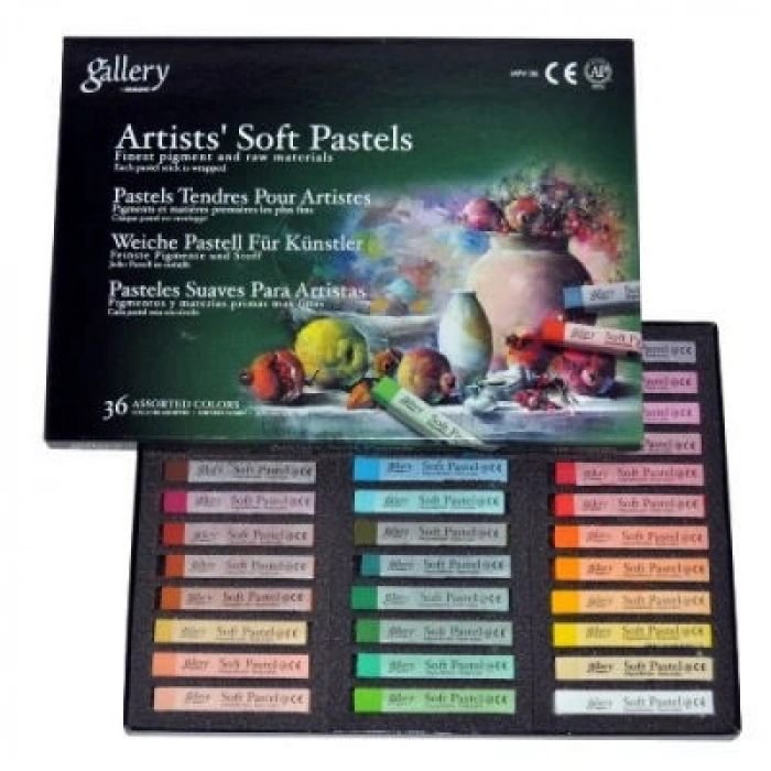 Mungyo Gallery Artists Soft Toz Pastel Boya Seti 36 Renk Tam Boy