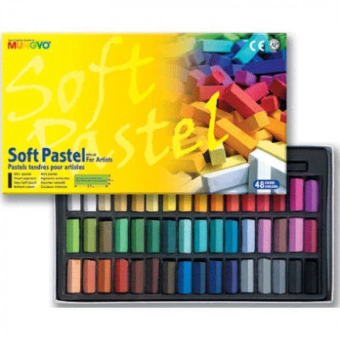 Mungyo Gallery Artists Soft Toz Pastel Boya Seti 48 Renk Yarım Boy