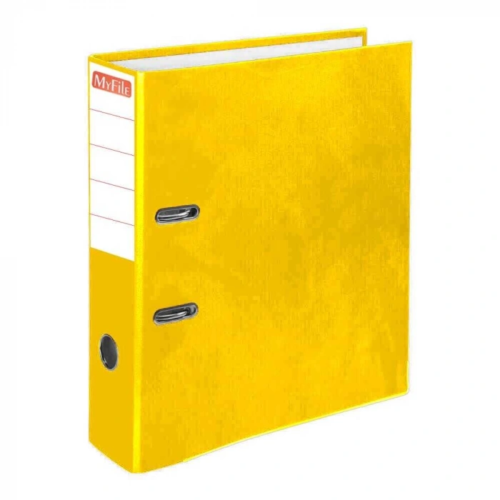 My File Geniş Plastik Klasör Sarı