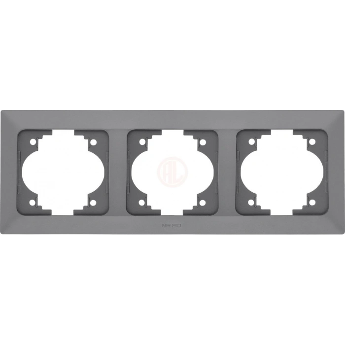 Ne-Ad Aras Metalik Çerçeve Üçlü Yatay Füme