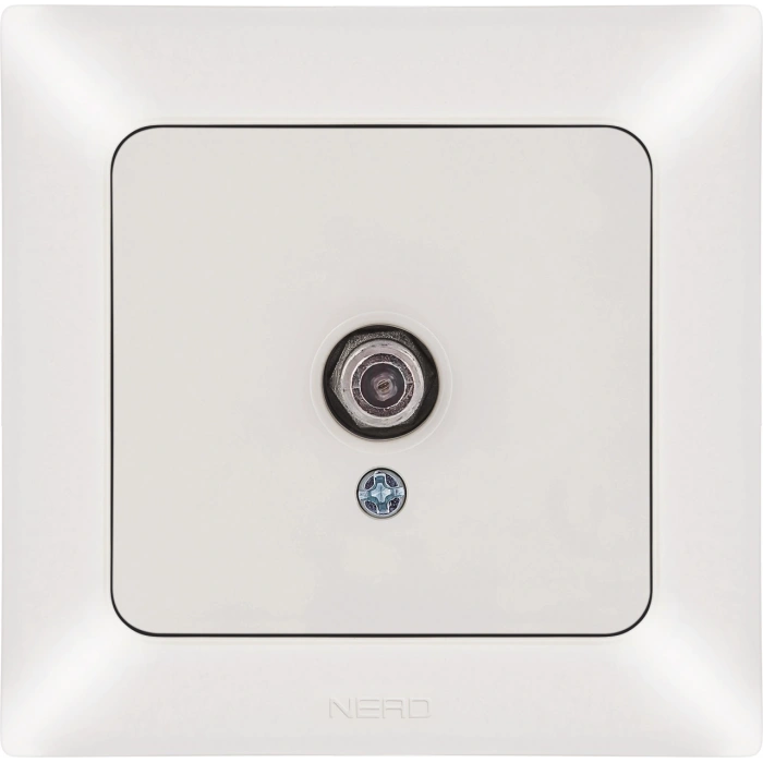 Ne-Ad Aras TV Radyo Elektronik / Uydu Sat Priz Eko Krem (Çerçevesiz)