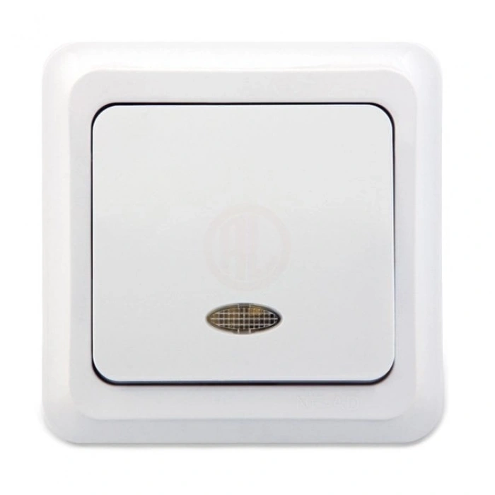 Ne-Ad Fırat Anahtar Grubu / Işıklı Light Anahtar (Çerçevesiz)