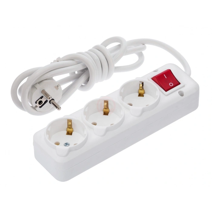 Ne-Ad Grup Priz 3 Lü Anahtarlı Topraklı 5 Mt