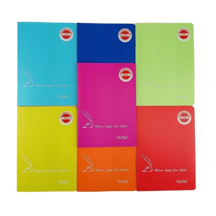 Notte PP Kapak Kılavuz Çizgili Yazı Defteri A5 32yp Çizgili