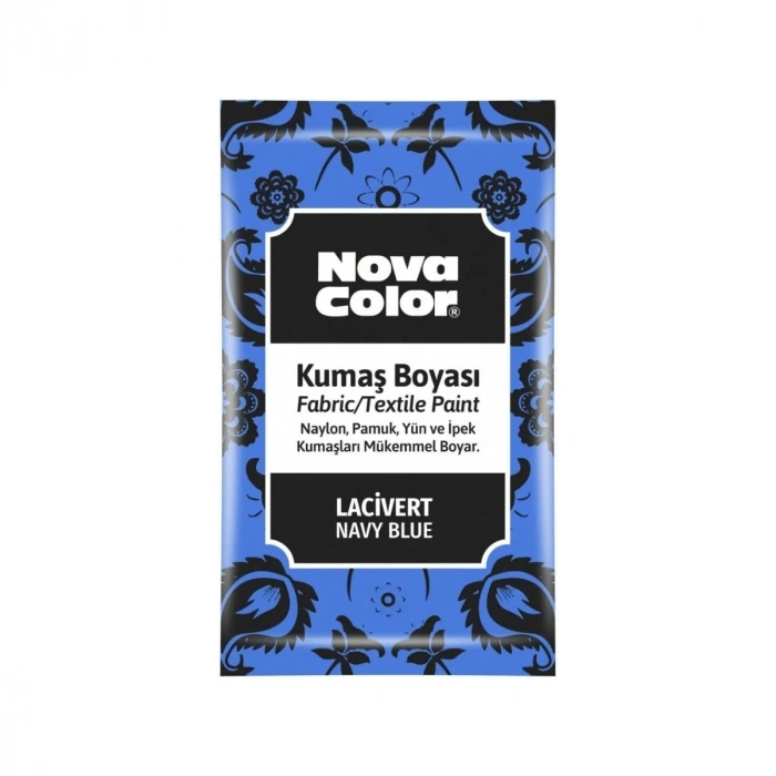 Nova Color Kumaş Boyası Toz 12gr Lacivert