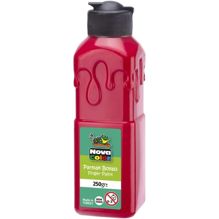 Nova Color Parmak Boyası 250 gr. KIRMIZI