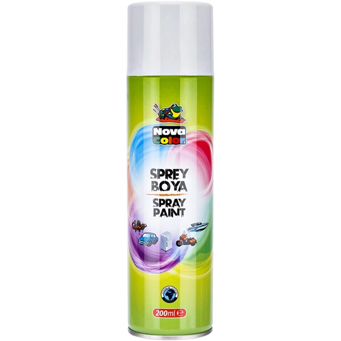Nova Color Sprey Boya 200 ml. BEYAZ
